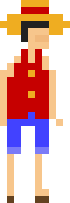 8bit one piece: monkey d. ruffy